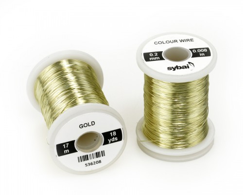 Colour Wire, 0.2 mm, Gold